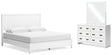 Furniture City Houma - Ashley Furniture - Binterglen King Panel Bed, Dresser and Mirror - King Panel Bed, Dresser and Mirror - B427B12