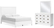 Furniture City Houma - Ashley Furniture - Binterglen Full Panel Bed, Dresser and Mirror - Full Panel Bed, Dresser and Mirror - B427B5