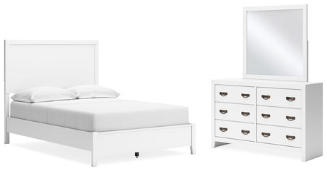 Furniture City Houma - Ashley Furniture - Binterglen Full Panel Bed, Dresser and Mirror - Full Panel Bed, Dresser and Mirror - B427B5