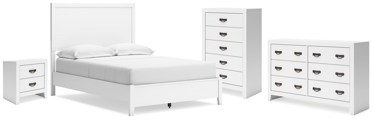 Furniture City Houma - Ashley Furniture - Binterglen Full Panel Bed, Dresser, Chest and Nightstand - Full Panel Bed, Dresser, Chest and Nightstand - B427B17