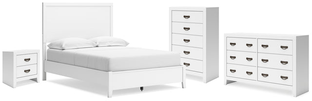 Furniture City Houma - Ashley Furniture - Binterglen Full Panel Bed, Dresser, Chest and Nightstand - Full Panel Bed, Dresser, Chest and Nightstand - B427B17