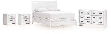 Binterglen Queen Panel Bed, Dresser and 2 Nightstands