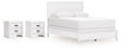 Furniture City Houma - Ashley Furniture - Binterglen Queen Panel Bed and 2 Nightstands - Queen Panel Bed and 2 Nightstands - B427B18