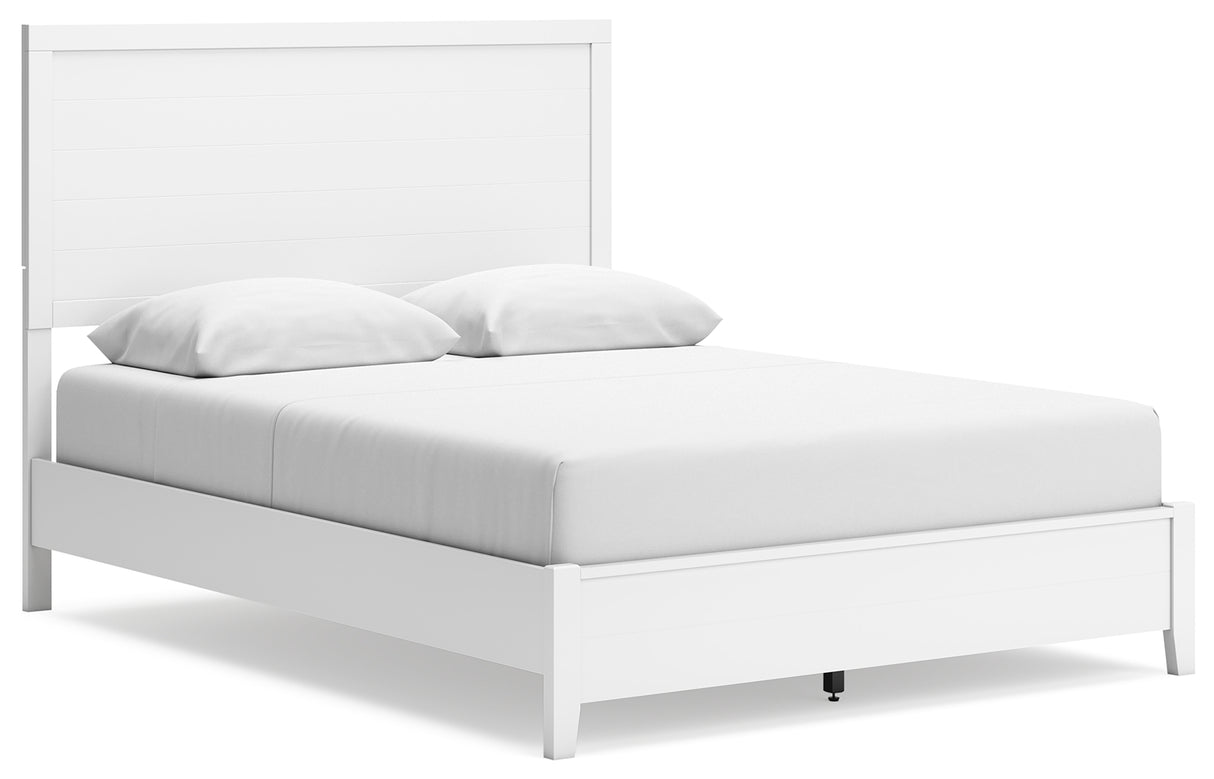 Binterglen Queen Panel Bed and 2 Nightstands