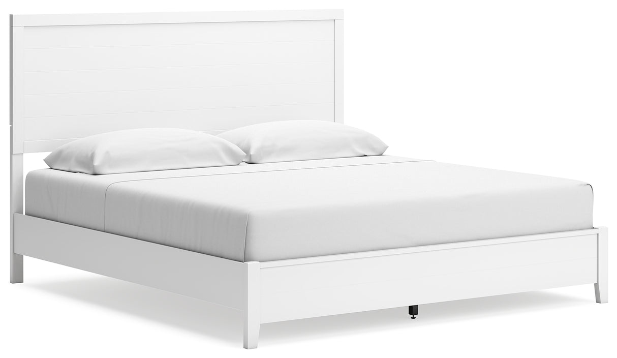 Binterglen King Panel Bed, Dresser, Mirror and Nightstand