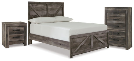 Furniture City Houma - Ashley Furniture - Wynnlow Full Panel Bed, Chest and Nightstand - Full Panel Bed, Chest and Nightstand - B440B42