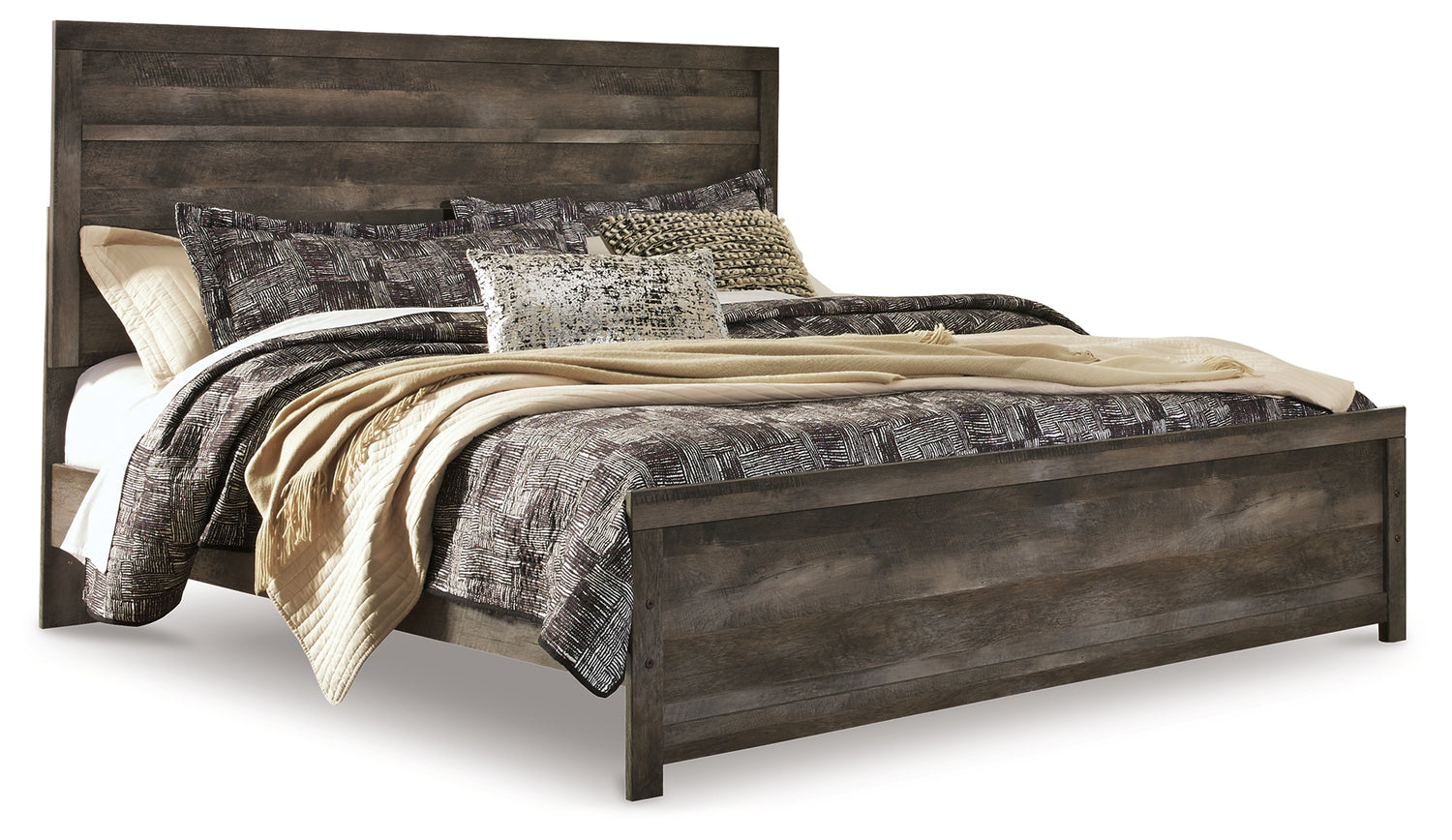 Wynnlow King Panel Bed and 2 Nightstands