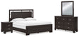 Furniture City Houma - Ashley Furniture - Covetown King Panel Bed, Dresser, Mirror and Nightstand - King Panel Bed, Dresser, Mirror and Nightstand - B441B15