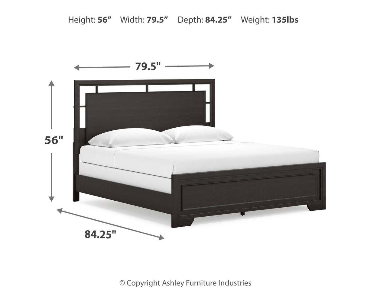 Covetown King Panel Bed