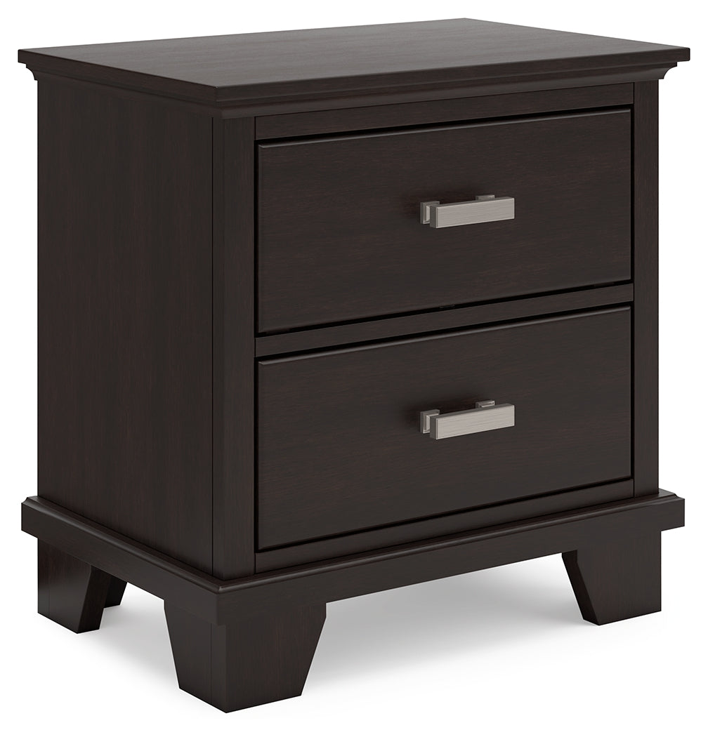 Covetown Queen Panel Bed and Nightstand