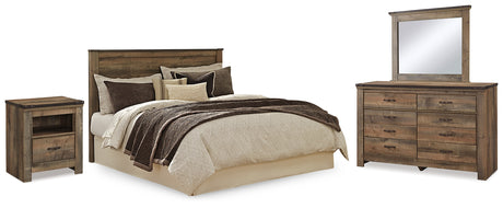 Trinell King/California King Panel Headboard, Dresser, Mirror and Nightstand