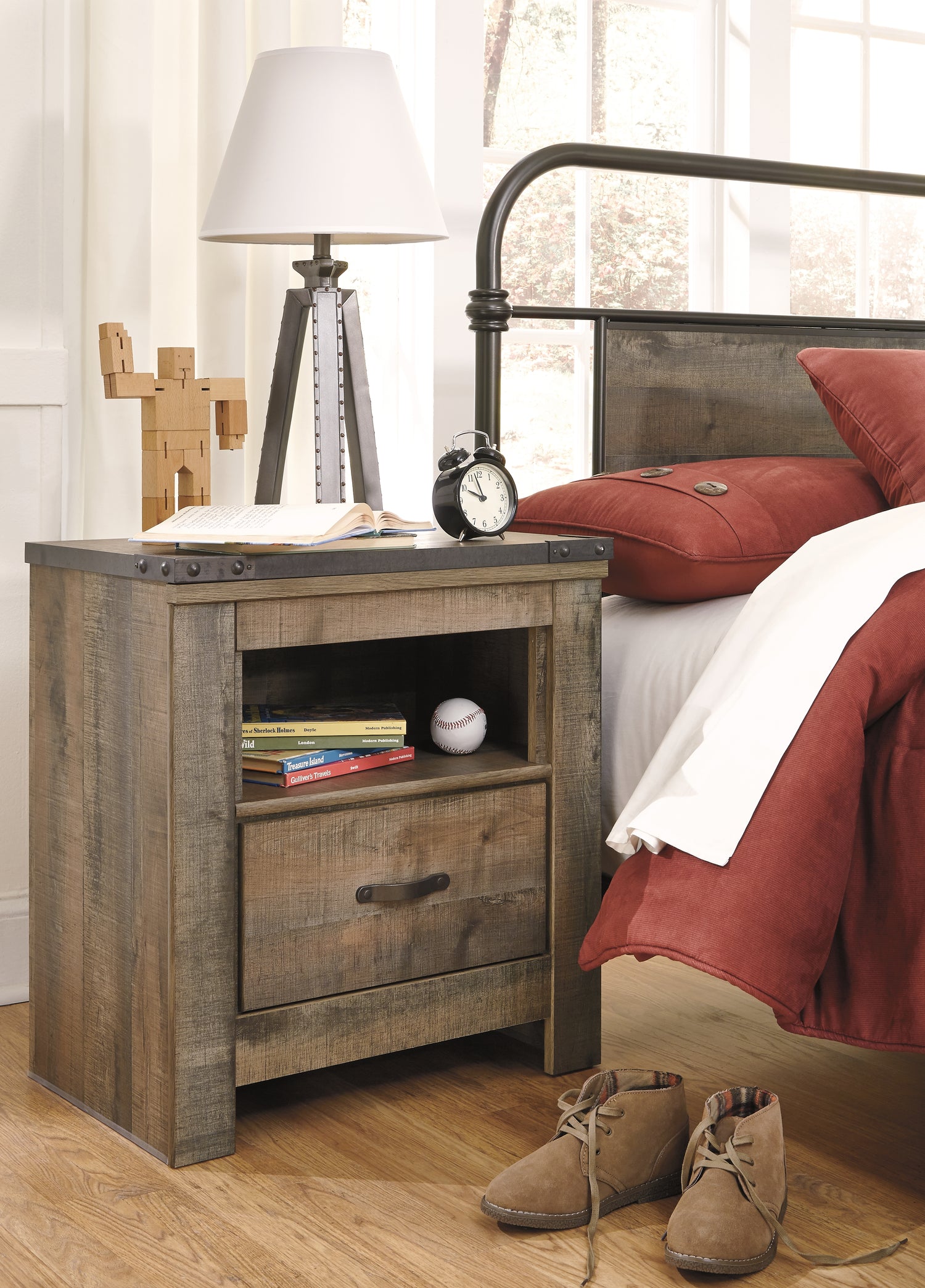 Trinell King/California King Panel Headboard, Dresser, Mirror and Nightstand