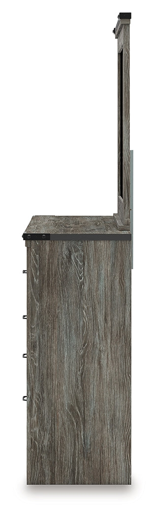 Frandern Queen Panel Bed, Dresser, Mirror, Chest and 2 Nightstands