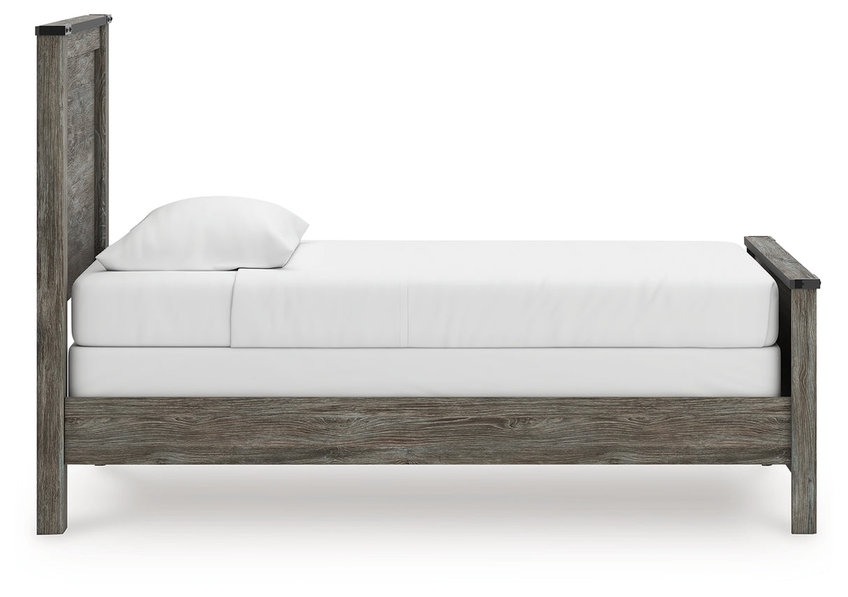 Frandern Twin Panel Bed, Dresser and Mirror