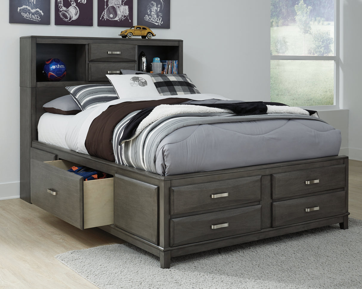 Caitbrook Full Storage Bed and Dresser