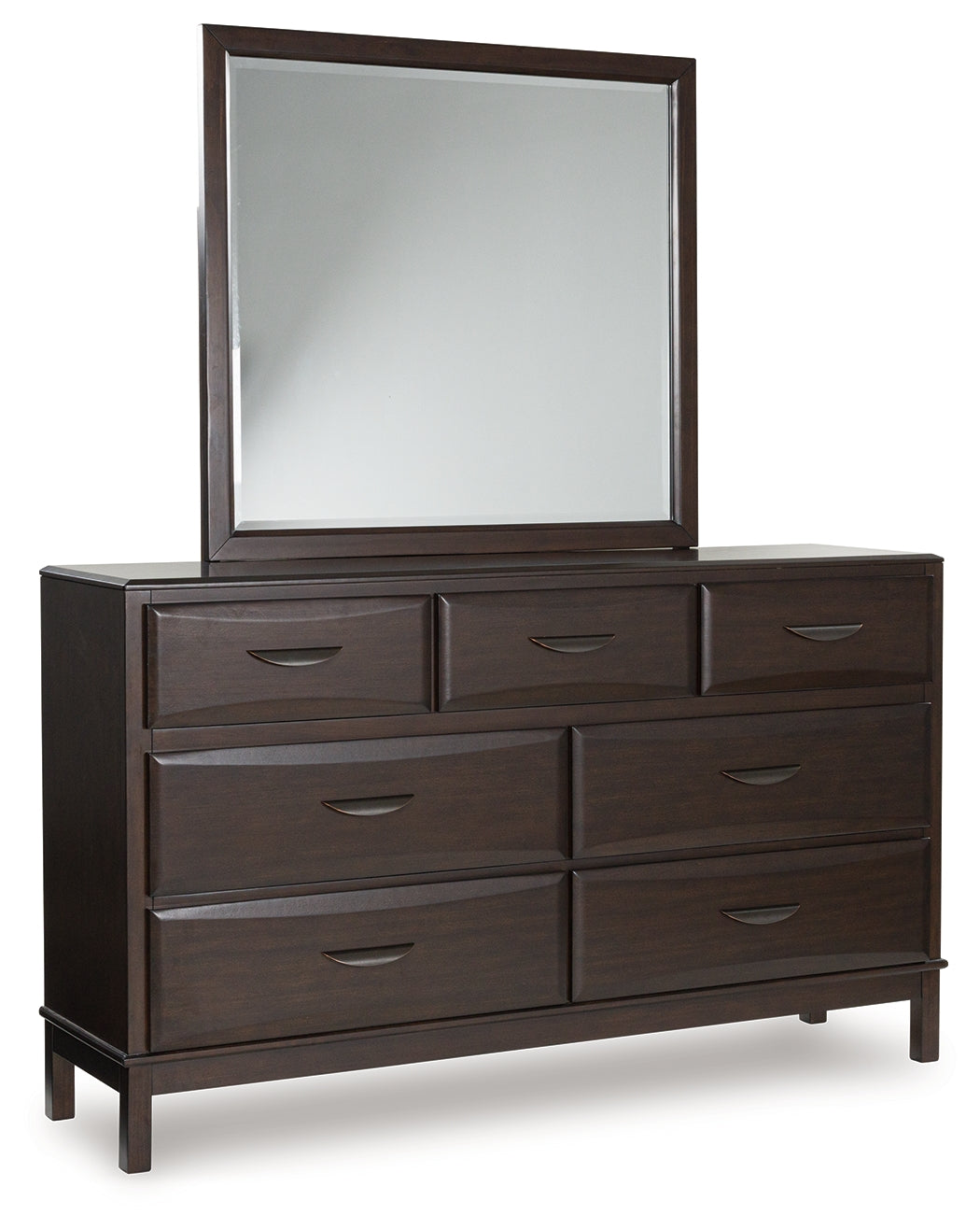 Vanmore Queen Storage Bed, Dresser and Mirror