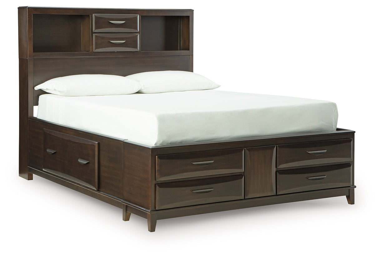 Vanmore Full Storage Bed, Dresser and Mirror