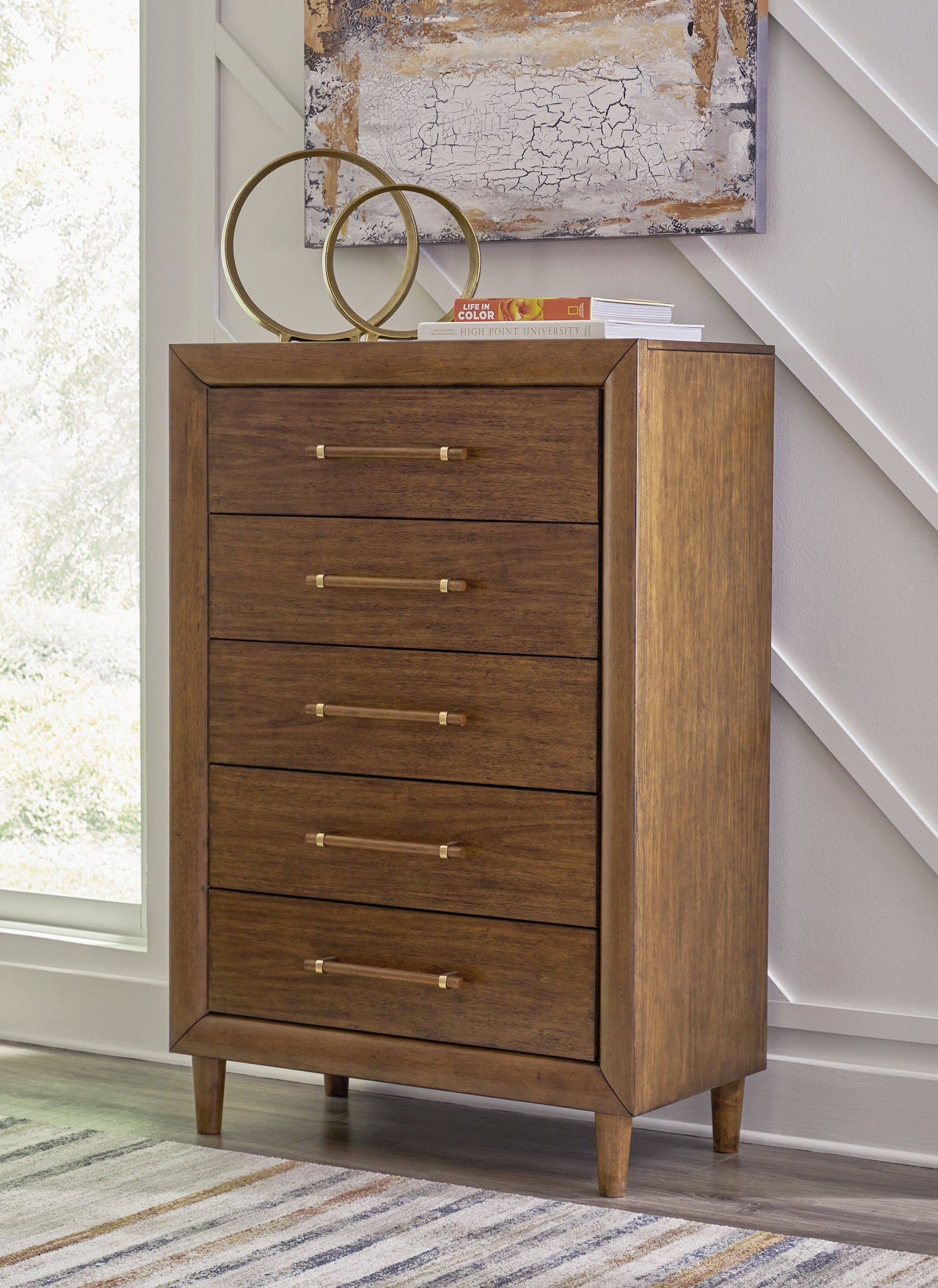 Furniture City Houma - Ashley Furniture - Lyncott Chest of Drawers - Five Drawer Chest - B615-46