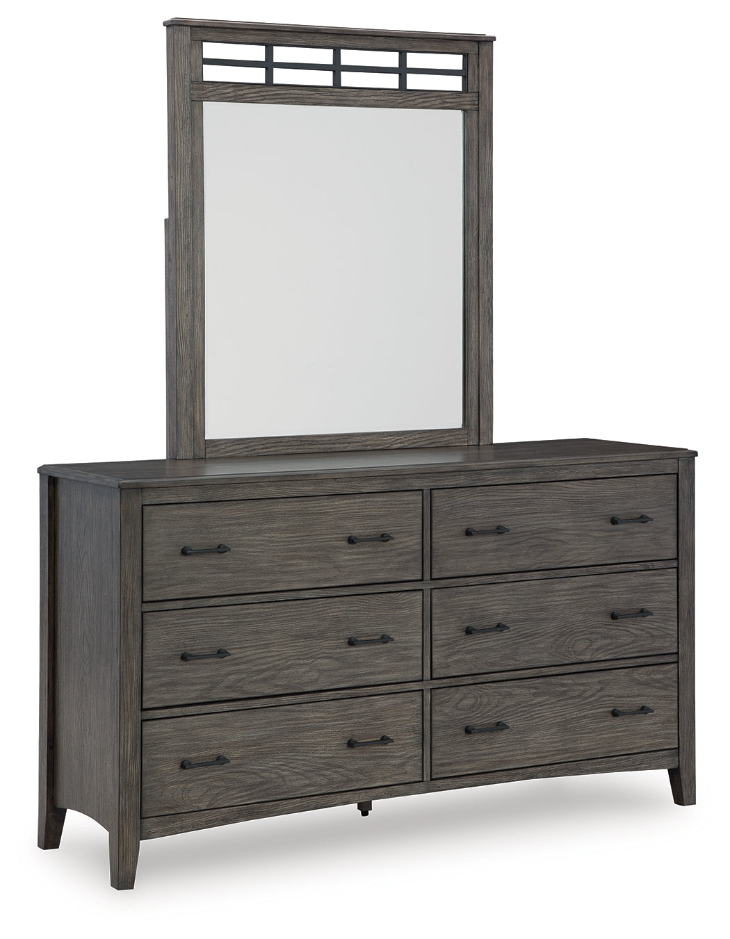 Montillan Queen Panel Bed, Dresser, Mirror and Nightstand