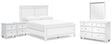 Furniture City Houma - Ashley Furniture - Fortman Queen Panel Bed, Dresser, Mirror and 2 Nightstands - Queen Panel Bed, Dresser, Mirror and 2 Nightstands - B680B16