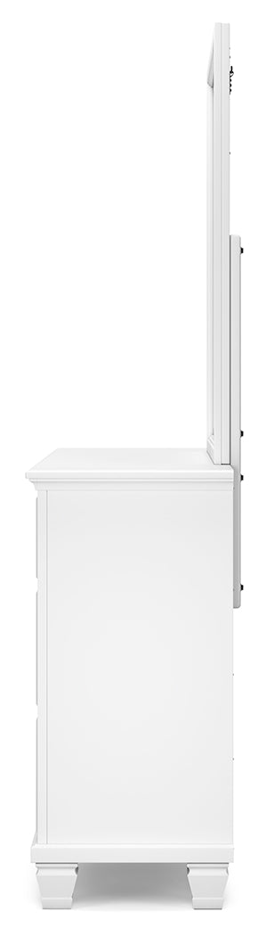 Fortman King Panel Bed, Dresser, Mirror, Chest and 2 Nightstands