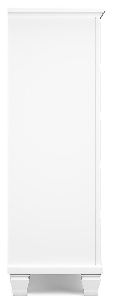 Fortman King Panel Bed, Dresser, Mirror, Chest and 2 Nightstands