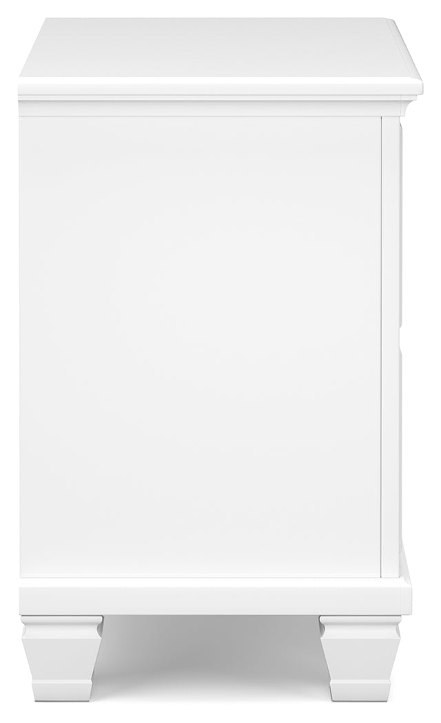 Fortman King Panel Bed, Dresser, Mirror and Nightstand