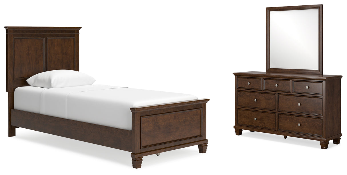 Furniture City Houma - Ashley Furniture - Danabrin Twin Panel Bed, Dresser and Mirror - Twin Panel Bed, Dresser and Mirror - B685B7