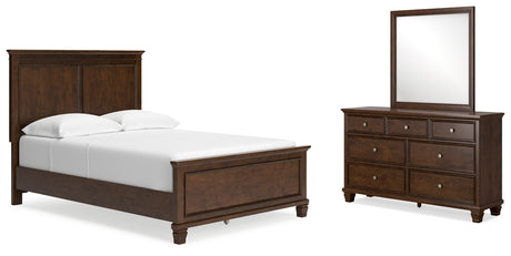 Furniture City Houma - Ashley Furniture - Danabrin Full Panel Bed, Dresser and Mirror - Full Panel Bed, Dresser and Mirror - B685B9