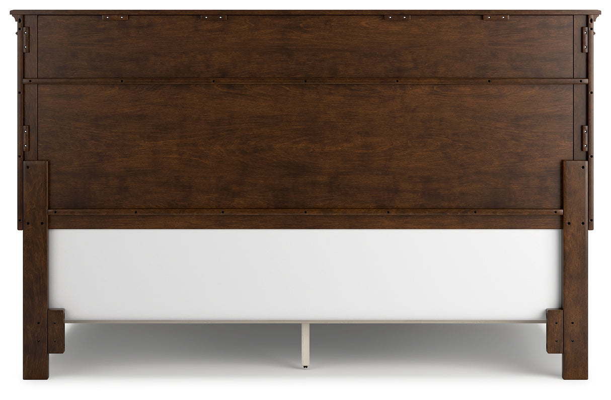 Danabrin California King Panel Bed, Dresser and Mirror