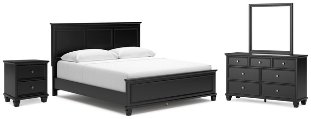 Furniture City Houma - Ashley Furniture - Lanolee King Panel Bed, Dresser, Mirror and Nightstand - King Panel Bed, Dresser, Mirror and Nightstand - B687B31
