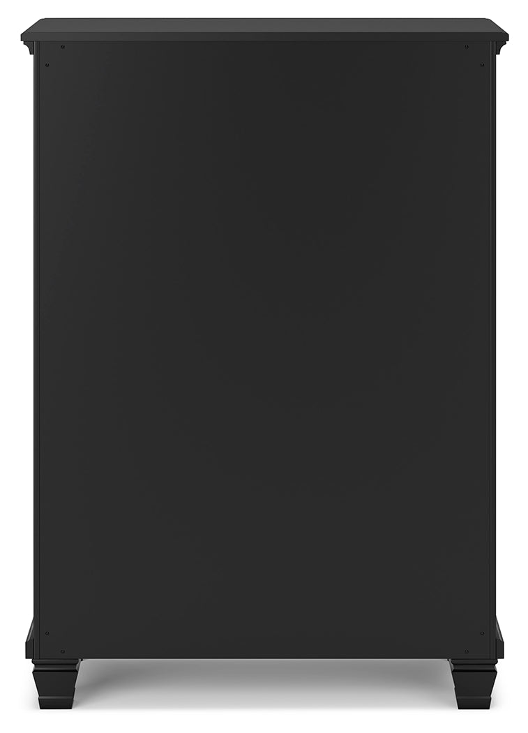 Lanolee California King Panel Bed, Dresser, Chest and 2 Nightstands