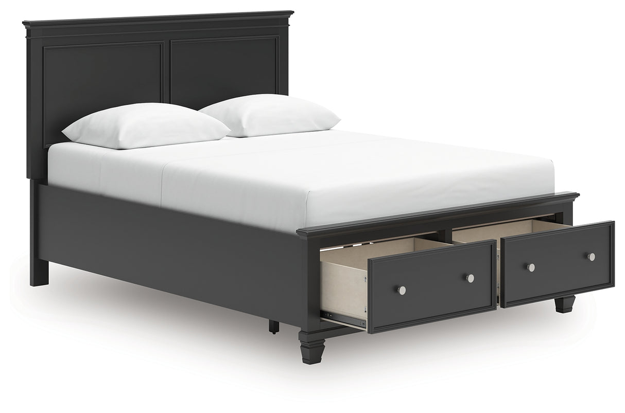 Lanolee Queen Panel Storage Bed