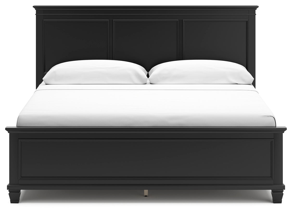 Lanolee King Panel Bed, Dresser, Mirror and 2 Nightstands
