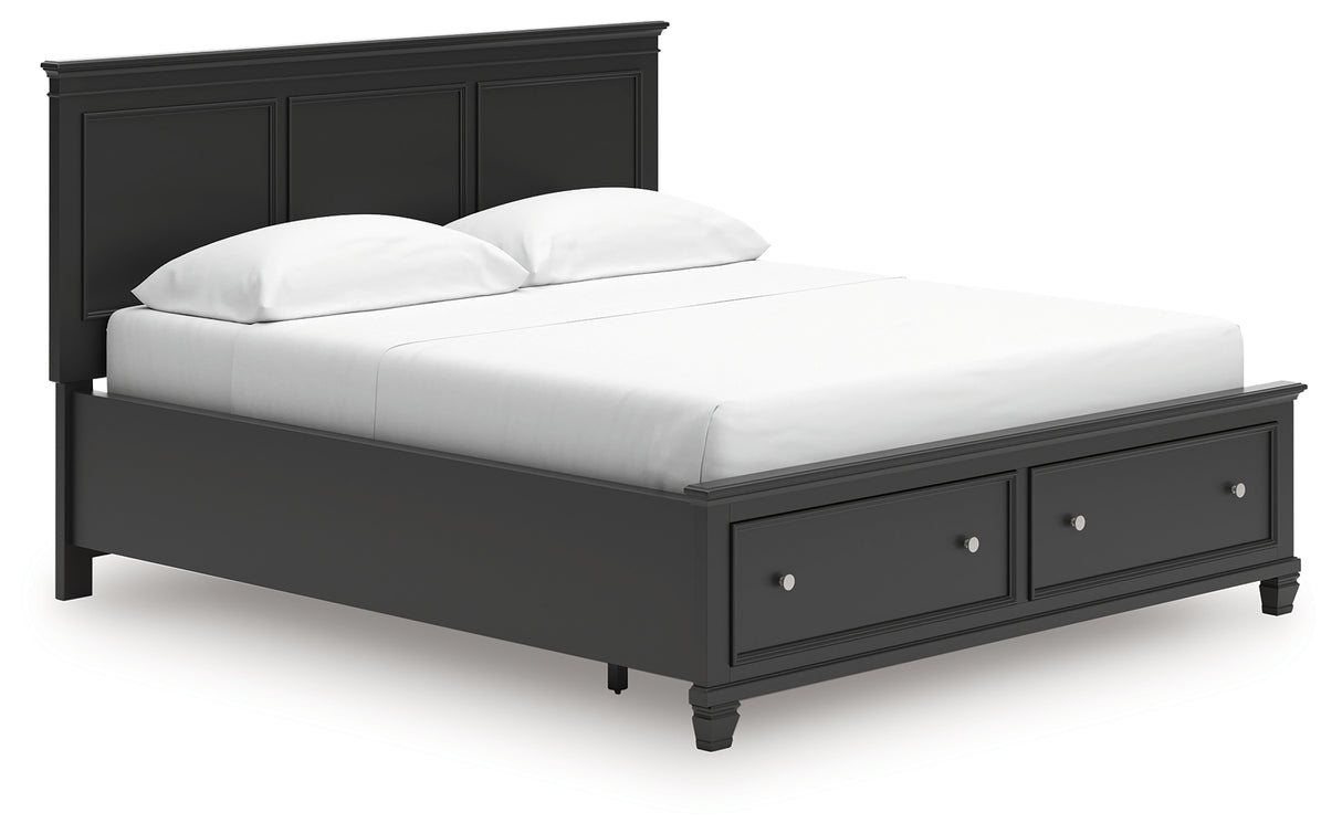 Lanolee California King Panel Storage Bed
