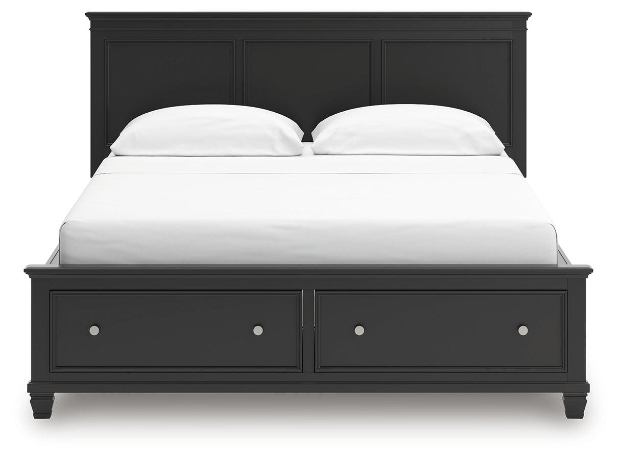 Lanolee California King Panel Storage Bed
