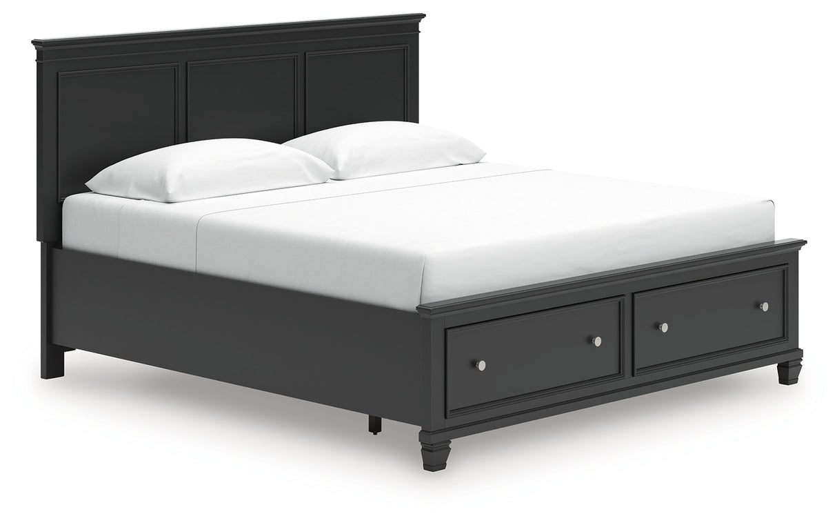Lanolee King Panel Storage Bed