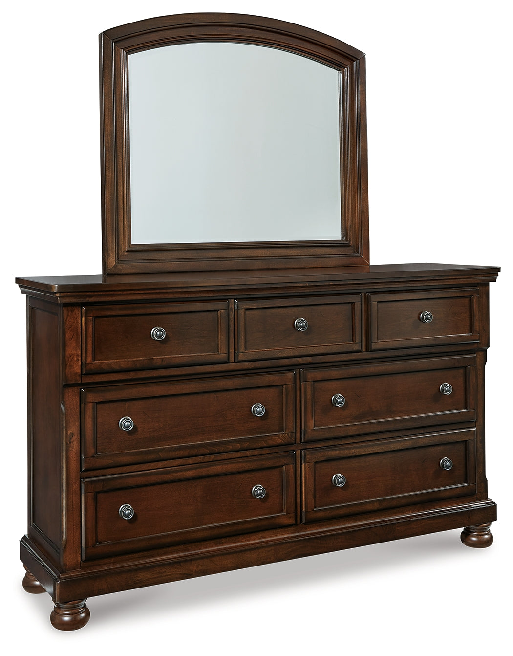 Porter Queen Panel Bed, Dresser, Mirror and 2 Nightstands