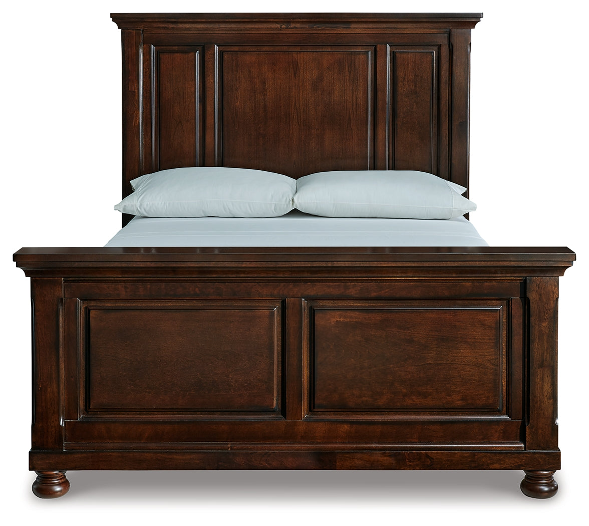 Porter Queen Panel Bed, Dresser, Mirror and 2 Nightstands
