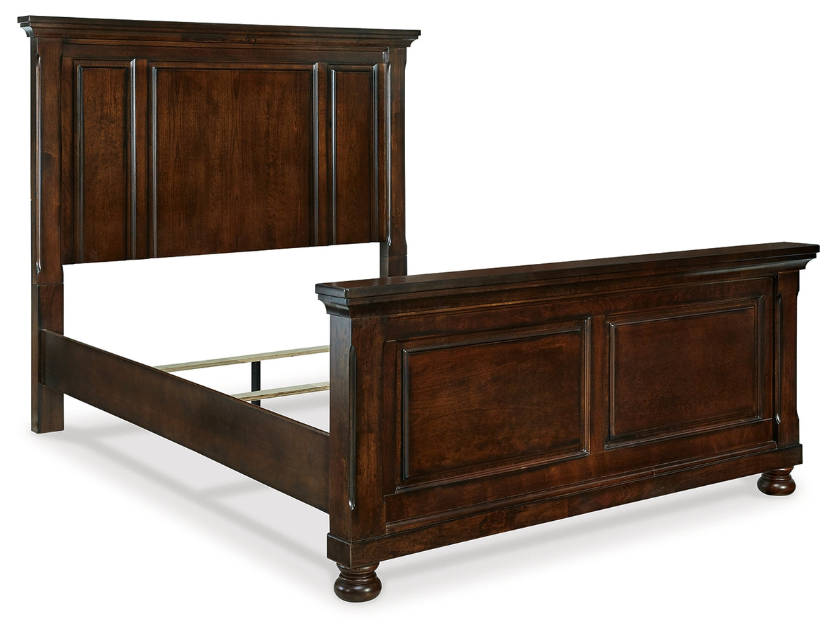 Porter Queen Panel Bed, Dresser, Mirror and 2 Nightstands