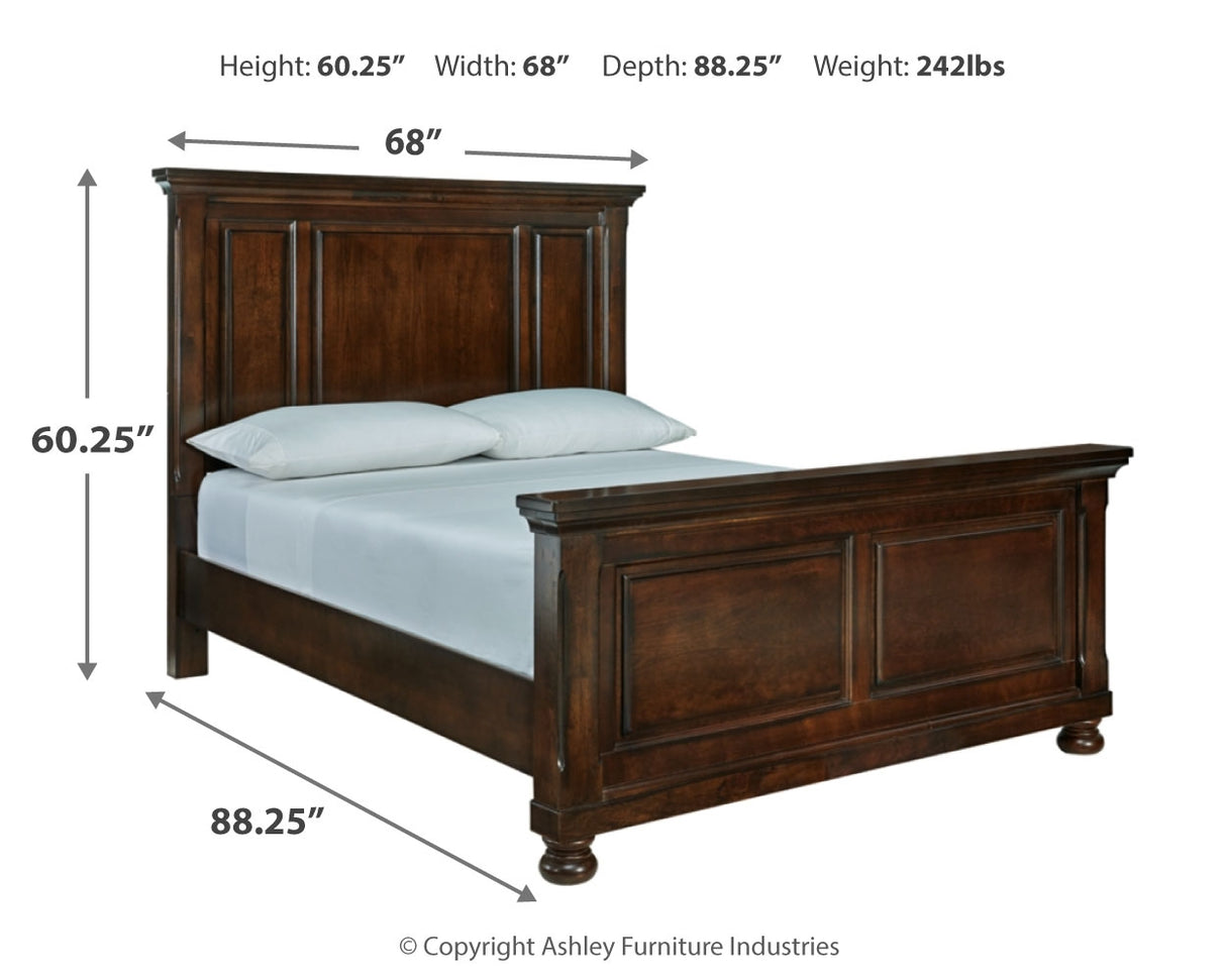 Porter Queen Panel Bed, Dresser, Mirror and 2 Nightstands