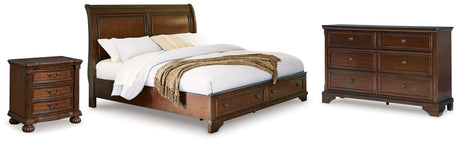 Furniture City Houma - Ashley Furniture - Trellington Queen Storage Bed, Dresser and Nightstand - Queen Storage Bed, Dresser and Nightstand - B716B4