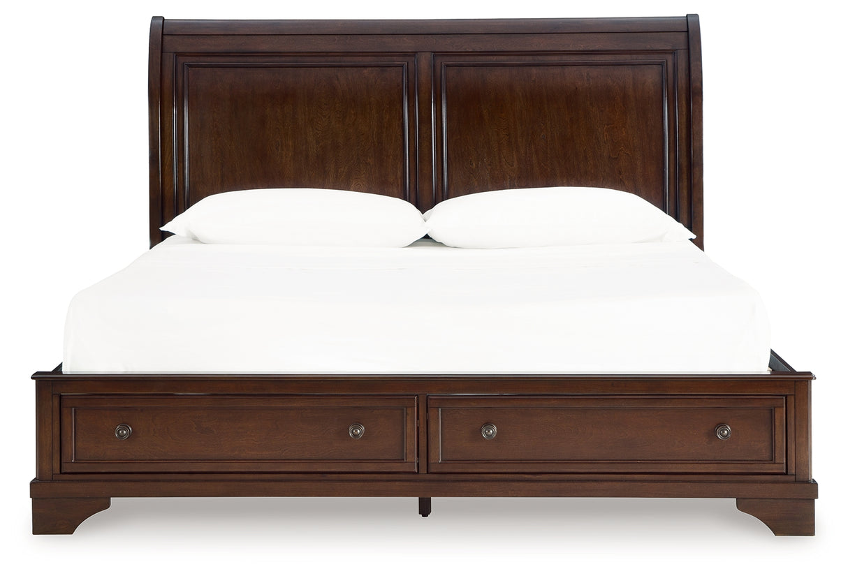 Trellington King Sleigh Storage Bed