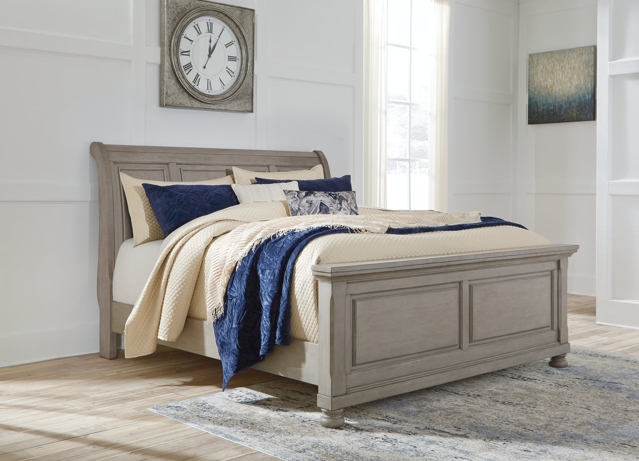 Furniture City Houma - Ashley Furniture - Lettner California King Sleigh Bed - California King Sleigh Bed - B733B36
