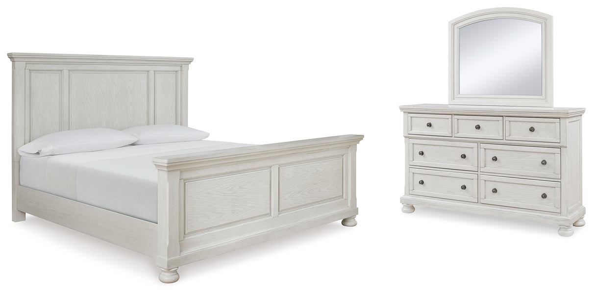 Furniture City Houma - Ashley Furniture - Robbinsdale Queen Panel Bed, Dresser and Mirror - Queen Panel Bed, Dresser and Mirror - B742B4