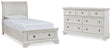 Furniture City Houma - Ashley Furniture - Robbinsdale Twin Sleigh Storage Bed and Dresser - Twin Sleigh Storage Bed and Dresser - B742B26
