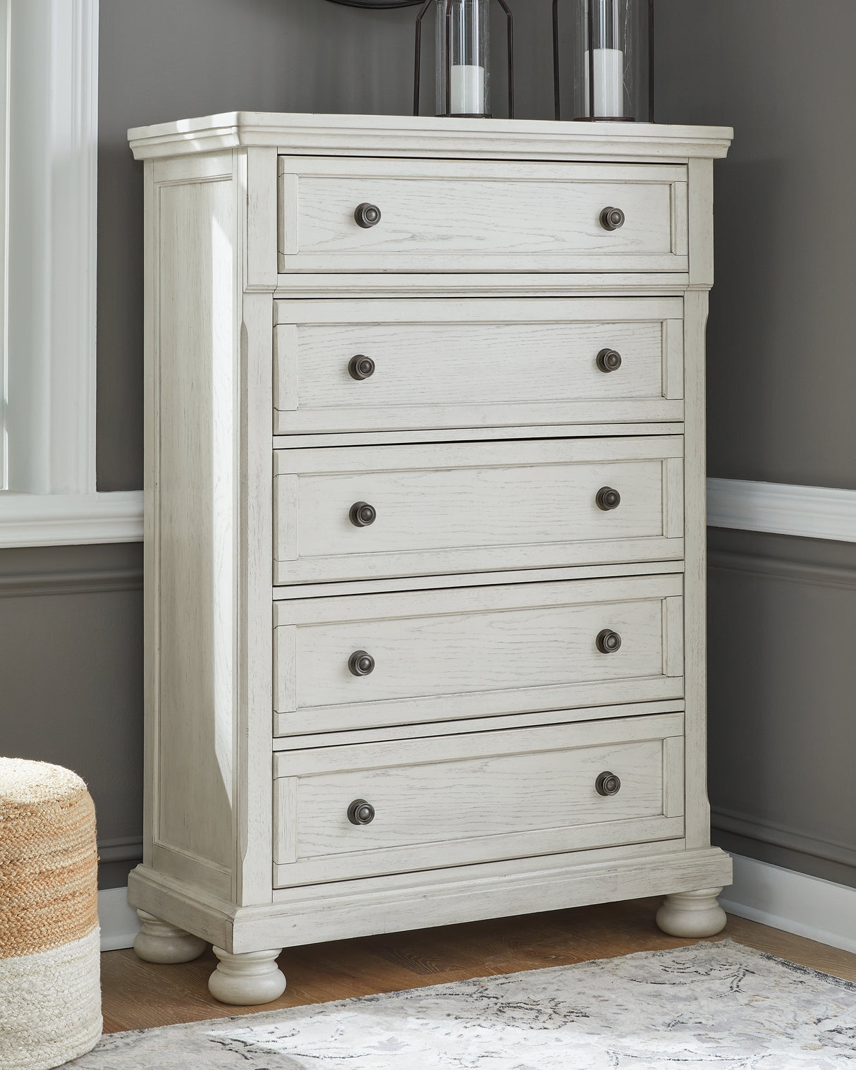 Furniture City Houma - Ashley Furniture - Robbinsdale Chest of Drawers - Five Drawer Chest - B742-46