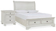 Furniture City Houma - Ashley Furniture - Robbinsdale Full Storage Bed and Nightstand - Full Storage Bed and Nightstand - B742B33