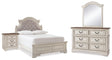 Furniture City Houma - Ashley Furniture - Realyn Full Panel Bed, Dresser, Mirror and Nightstand - Full Panel Bed, Dresser, Mirror and Nightstand - B743B40