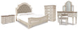 Furniture City Houma - Ashley Furniture - Realyn King Panel Bed, Vanity, Chest and 2 Nightstands - King Panel Bed, Vanity, Chest and 2 Nightstands - B743B73